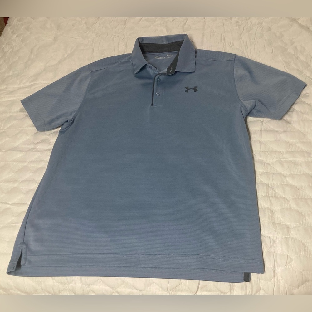 Under Armour Men's Light Blue Polo Shirt